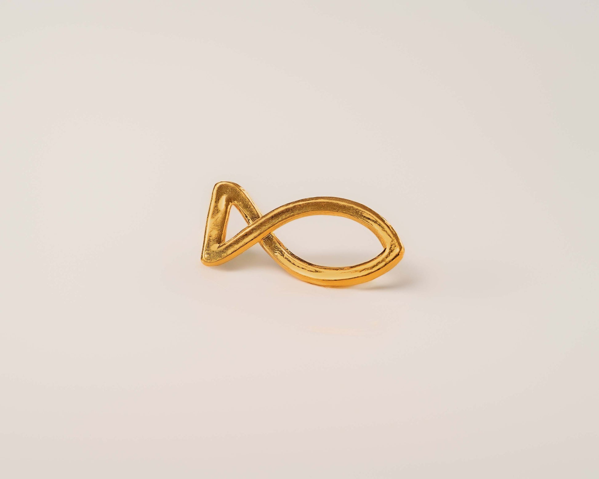 Jesus Fish Pendant Jewelry Design 24k Gold .9999 Fine Gold | One Size only