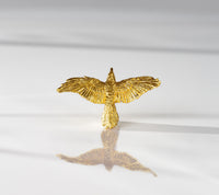 Raven Pendant Jewelry Design 24k Gold .9999 Fine Gold