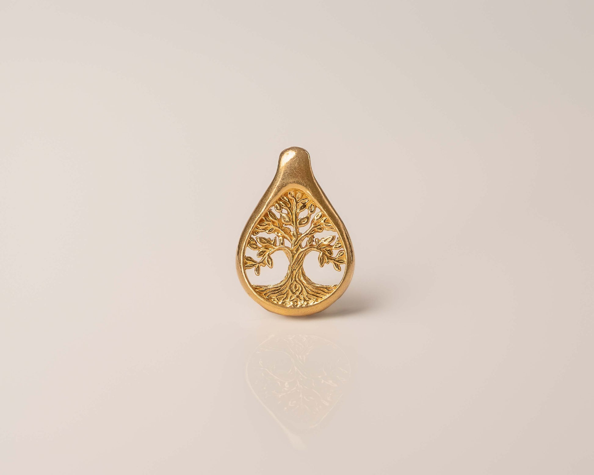 Tree of Life Freestanding Pendant Jewelry Design | 24k Gold | .9999 Fine Gold | Large